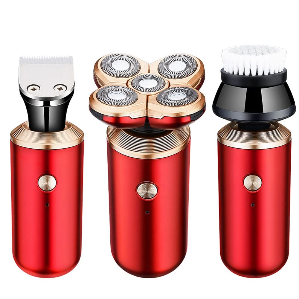 Best Electric Shaver for Men - Waterproof Rechargeable Razor with Nose Hair Trimmer & Ergonomic Design - Perfect for Travel, Home Grooming & Daily Shaving Routine
