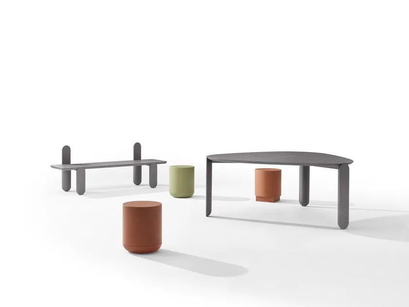 CIMENTO® Lido Dining Table - Modern & Stylish Wooden Table for Kitchen, Dining Room, or Outdoor Patio - Perfect for Family Gatherings & Dinner Parties