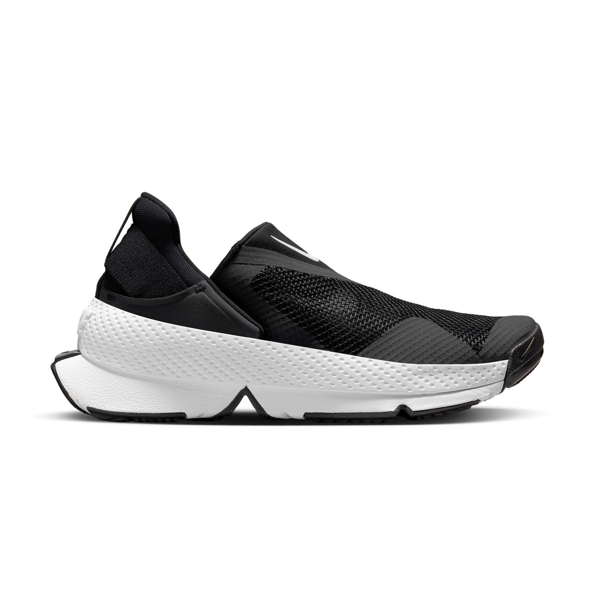 Nike Go Fly Ease Slip-On Sneakers - Black & White Colorway | Comfortable Hands-Free Shoes for Travel, Gym & Everyday Wear