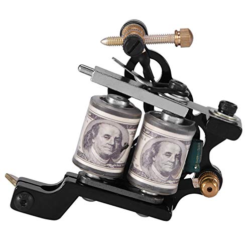 Professional 8-10 Coil Tattoo Machine Gun for Piercing & Permanent Tattoos - Premium Tattoo Supplies Kit for Artists & Beginners - Perfect for Studio, Home & Professional Tattooing