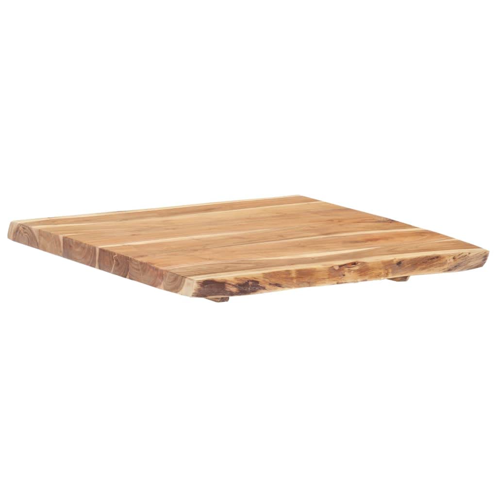 Solid Acacia Wood Table Top - 22.8