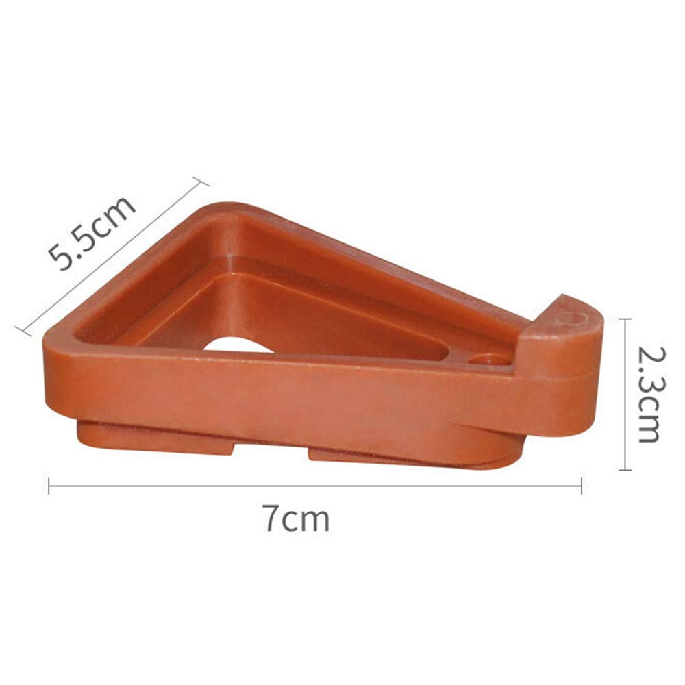 GWOKWAI 12Pcs Invisible Plant Pot Feet - DIY Adjustable Triangle Pot Risers for Indoor/Outdoor Gardening - Supports Small to Large Flower Planters & Containers - Perfect for Patio, Deck, Balcony & Garden Drainage