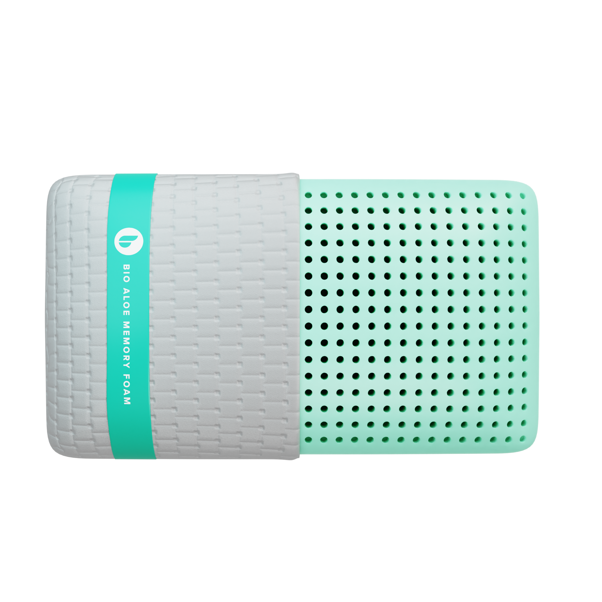 Blu Sleep Bio Aloe Vera Pillow - Cooling Gel Memory Foam Pillow for Side Sleepers | Hypoallergenic & Antibacterial | Perfect for Hot Sleepers, Neck Pain Relief & Better Sleep