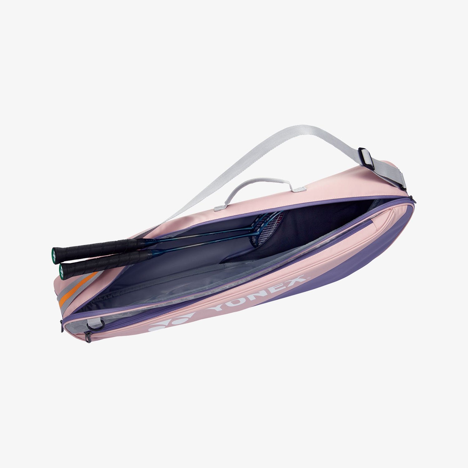 Yonex BAG52523PK Club Racket Bag 3pcs (Pink) - Premium Tennis Racket Bag for 3 Rackets | Perfect for Tennis Players & Club Members | Durable Sports Equipment Storage for Training & Matches
