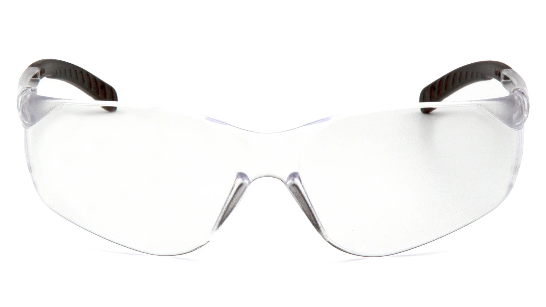 Pyramex S9110ST Atoka Safety Glasses - Black Frame, Clear Anti-Fog Lens (12-Pack) | ANSI Z87.1 Certified for Construction, Woodworking & Lab Work