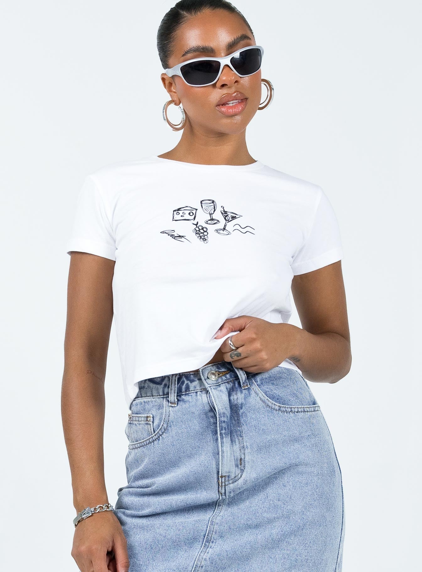 Better Together Tee White - Premium Cotton Couple T-Shirt for Matching Outfits | Perfect for Anniversaries, Valentine's Day & Date Nights