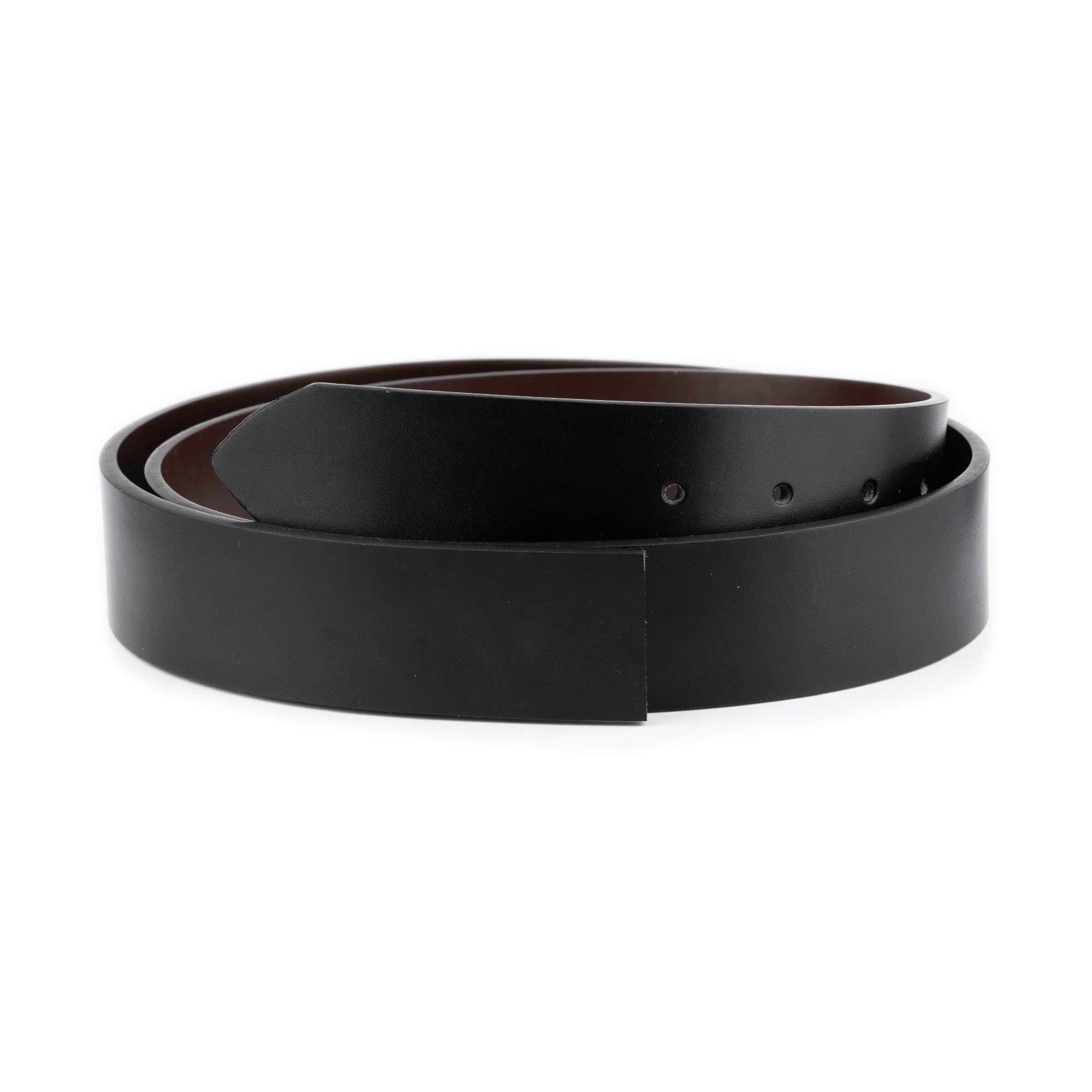 Men's 4.0cm Reversible Vegan Leather Belt - Black & Brown Strap for Ferragamo Buckles | Dress & Casual Wear for Office, Wedding & Everyday Use