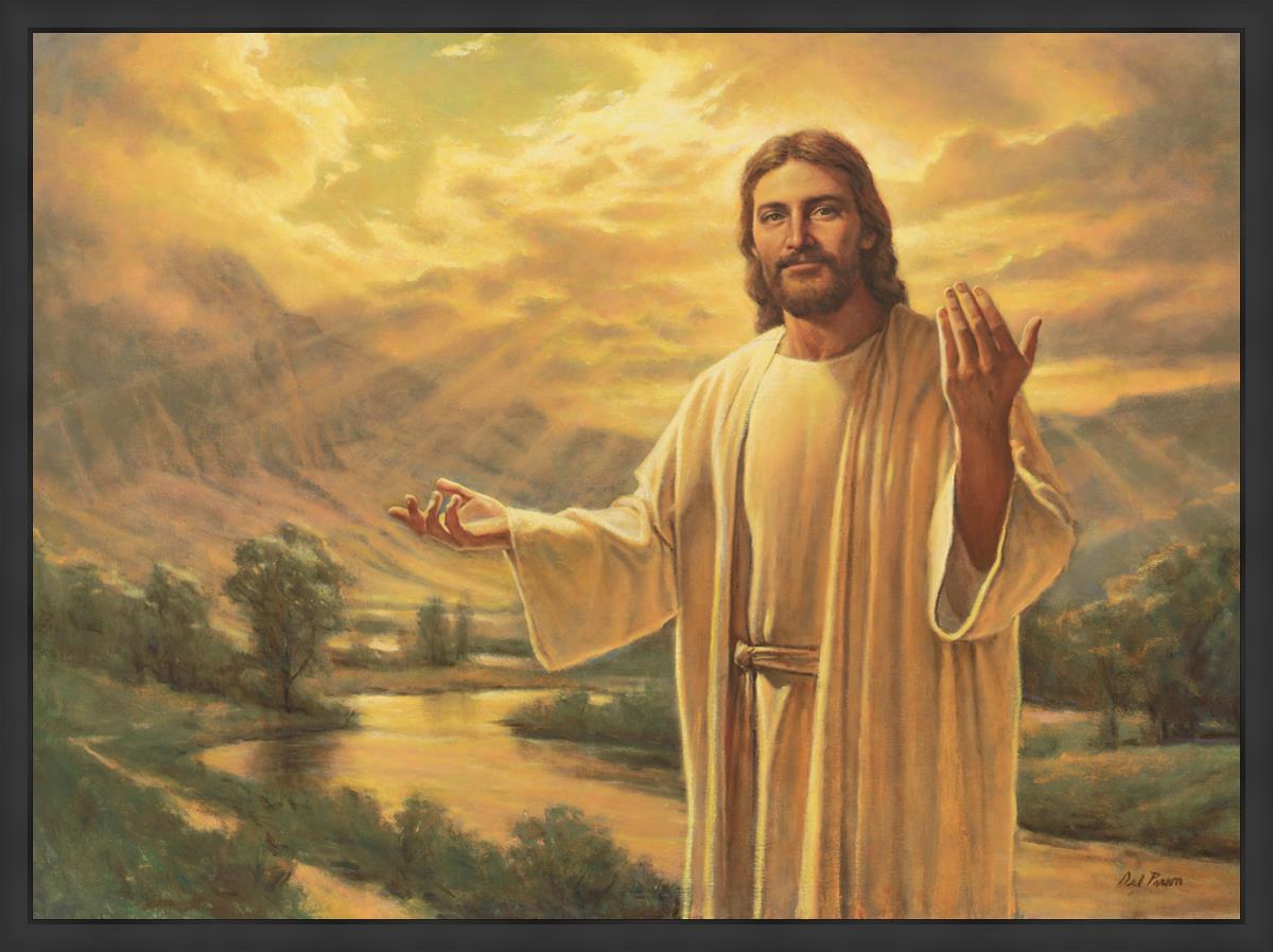 Come Follow Me By Del Parson - Inspirational Christian Wall Art for Home & Church Decor - Perfect for Living Rooms, Bedrooms & Sunday School Classrooms