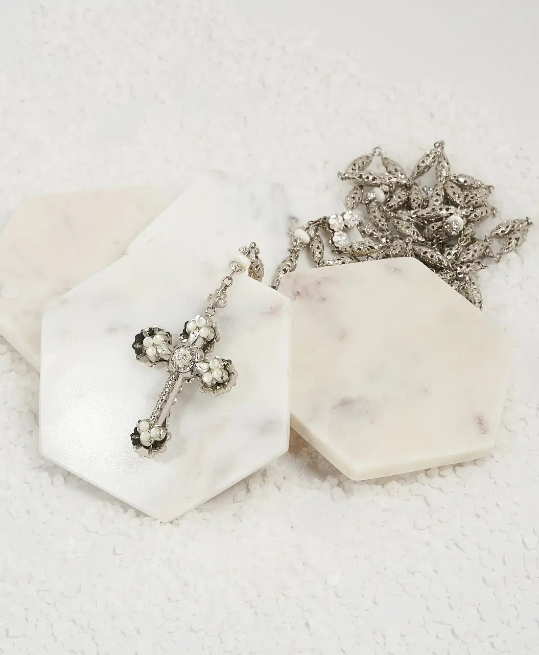 Lacrima Di Luce Rosary - Handmade Italian Catholic Rosary Beads for Prayer & Devotion | Perfect for Religious Gifts, Meditation & Spiritual Protection
