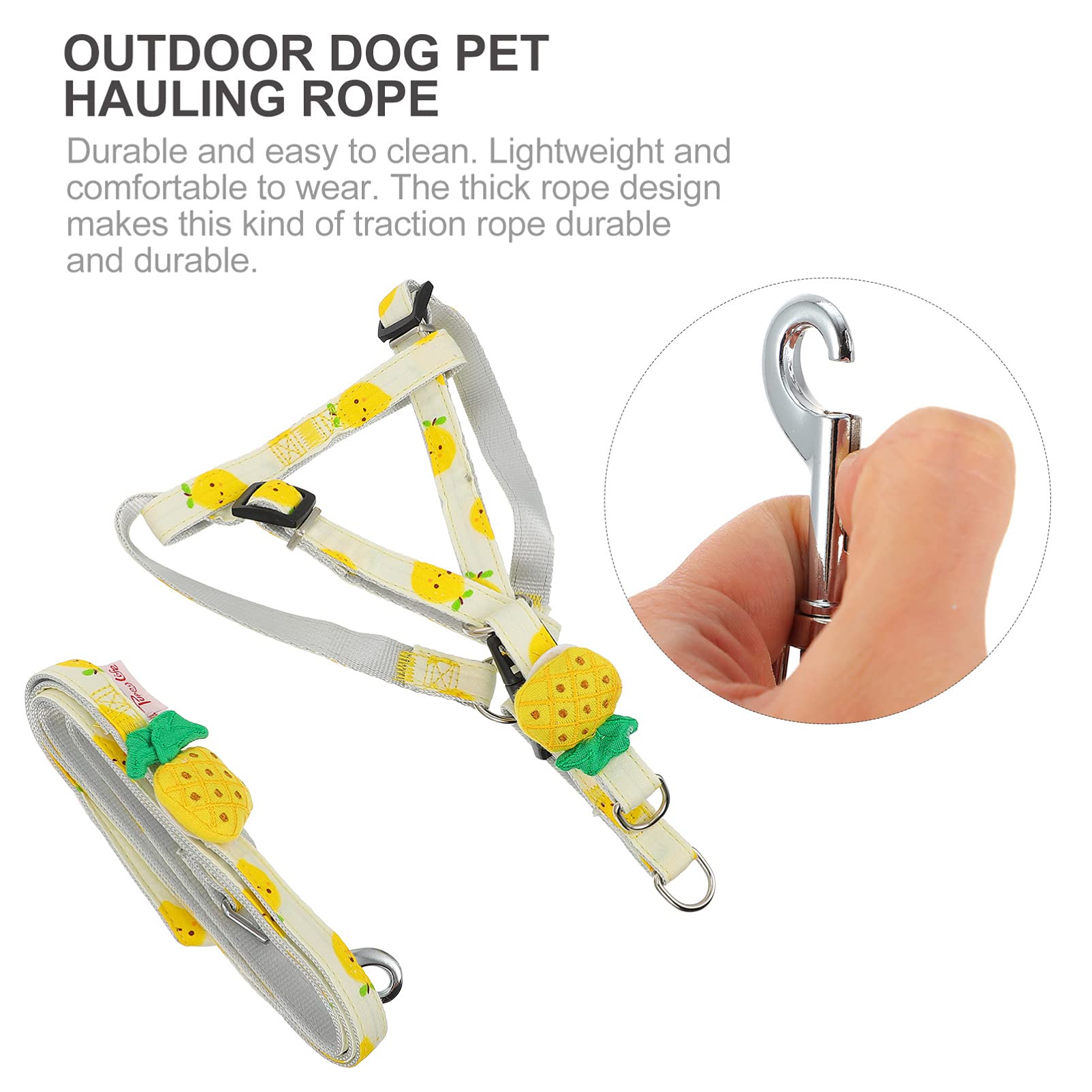 **Balacoo Heavy Duty Dog Harness & Leash Set - Durable Polyester Rope for Running, Pulling, and Training - Halloween & Christmas Floral Design for Dogs & Kittens - Perfect for Outdoor Adventures and Festive Occasions**