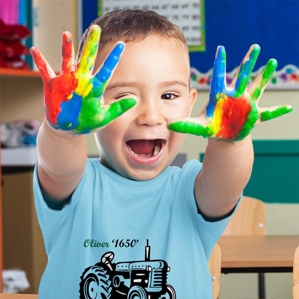 Oliver 1650 Tractor Funny Humor Toddler T-Shirt - Cute Boys & Girls Cotton Tee for Farm Lovers - Perfect for Playdates, Farm Visits & Family Photos