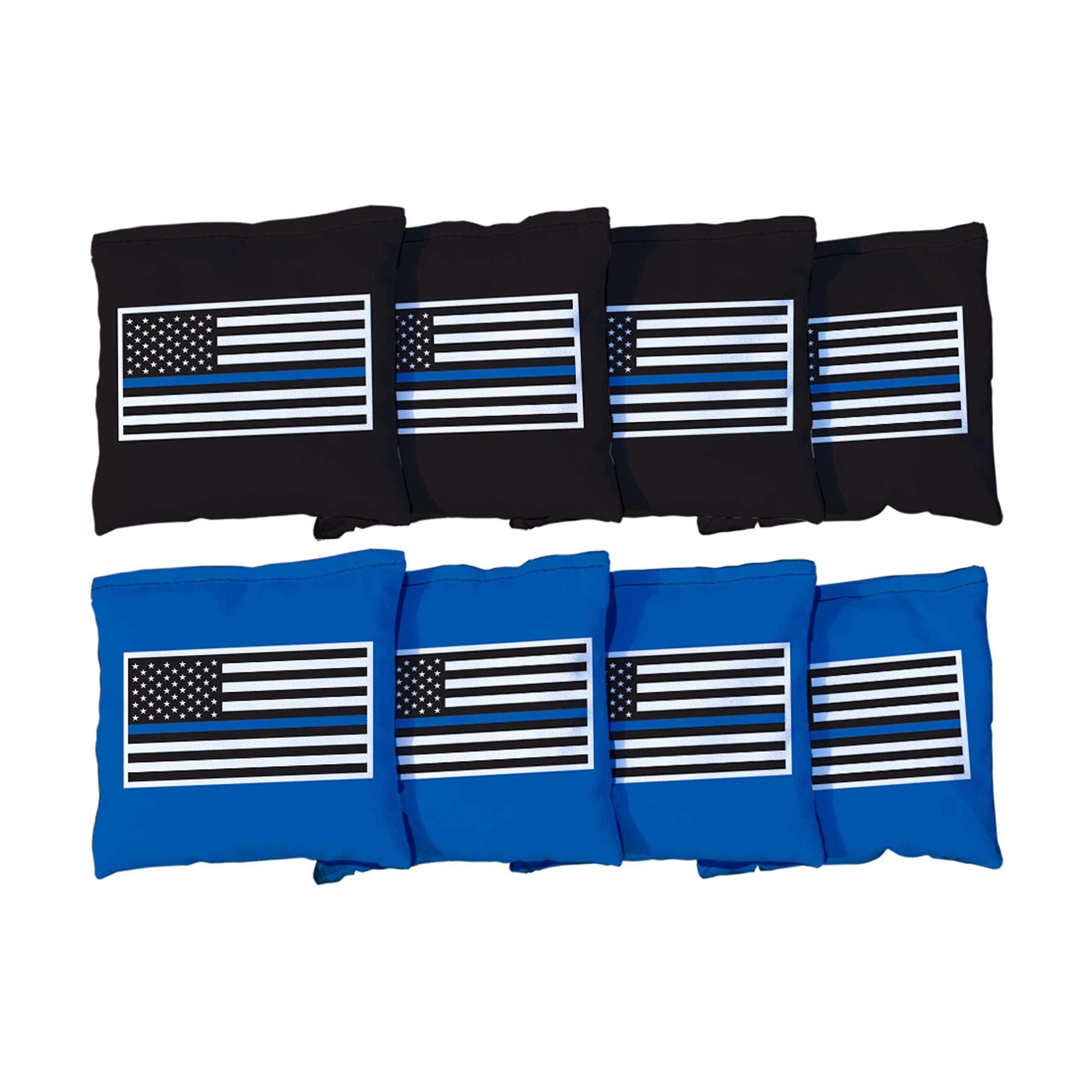 Victory Tailgate First Responders Cornhole Bags Set - Premium Outdoor Toss Game for Backyard, Tailgating & Parties - American Flag Design for Patriotic Events