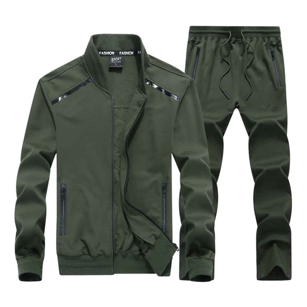 Sun Lorence Men's All-Round Champion Full Zip Tracksuit Set - Breathable Comfort for Gym, Running & Casual Wear | Active Lifestyle Sportswear