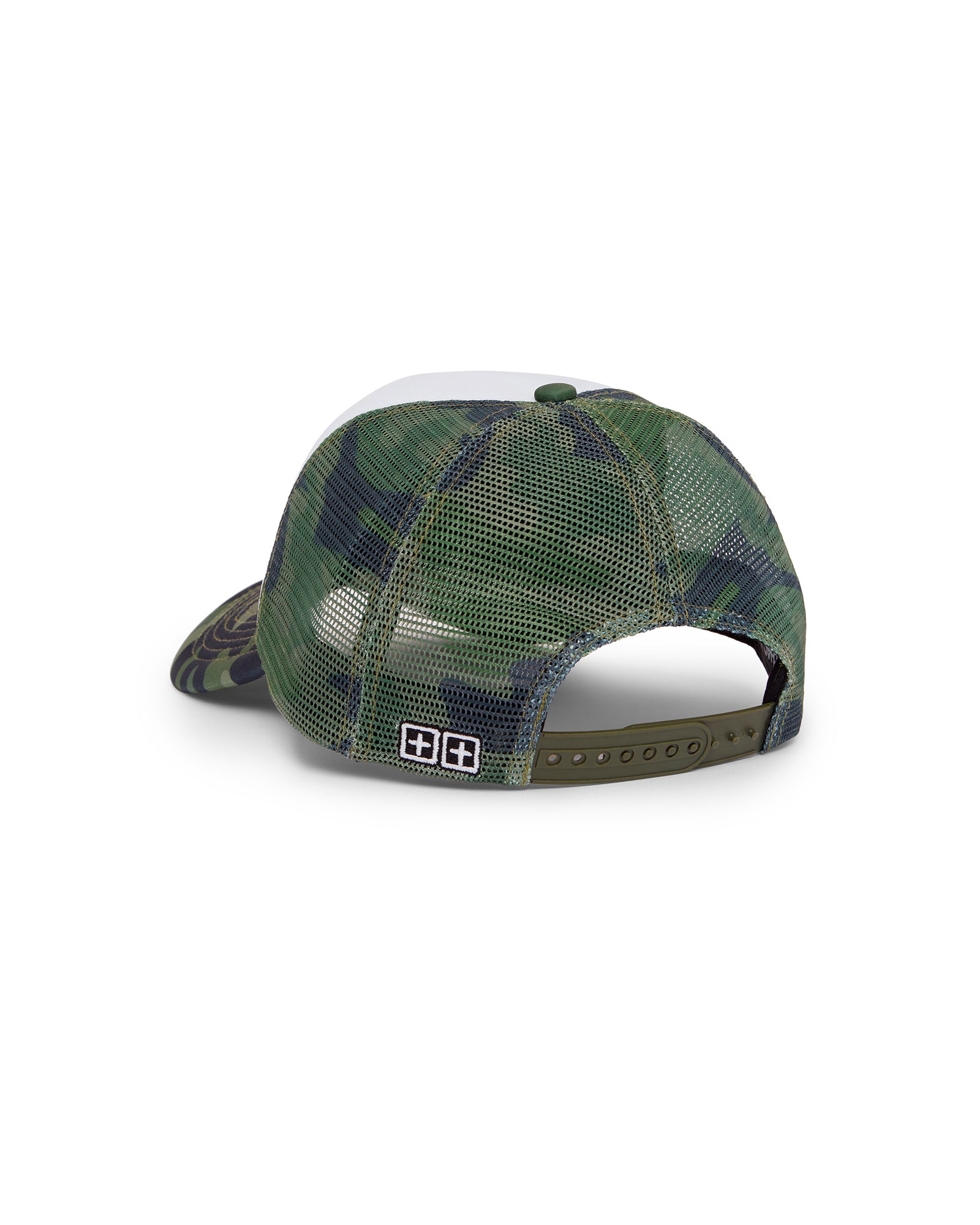 KROME PUFF TRUCKER HAT - Camouflage Baseball Cap for Men & Women - Stylish Adjustable Snapback for Outdoor, Hiking, and Casual Wear