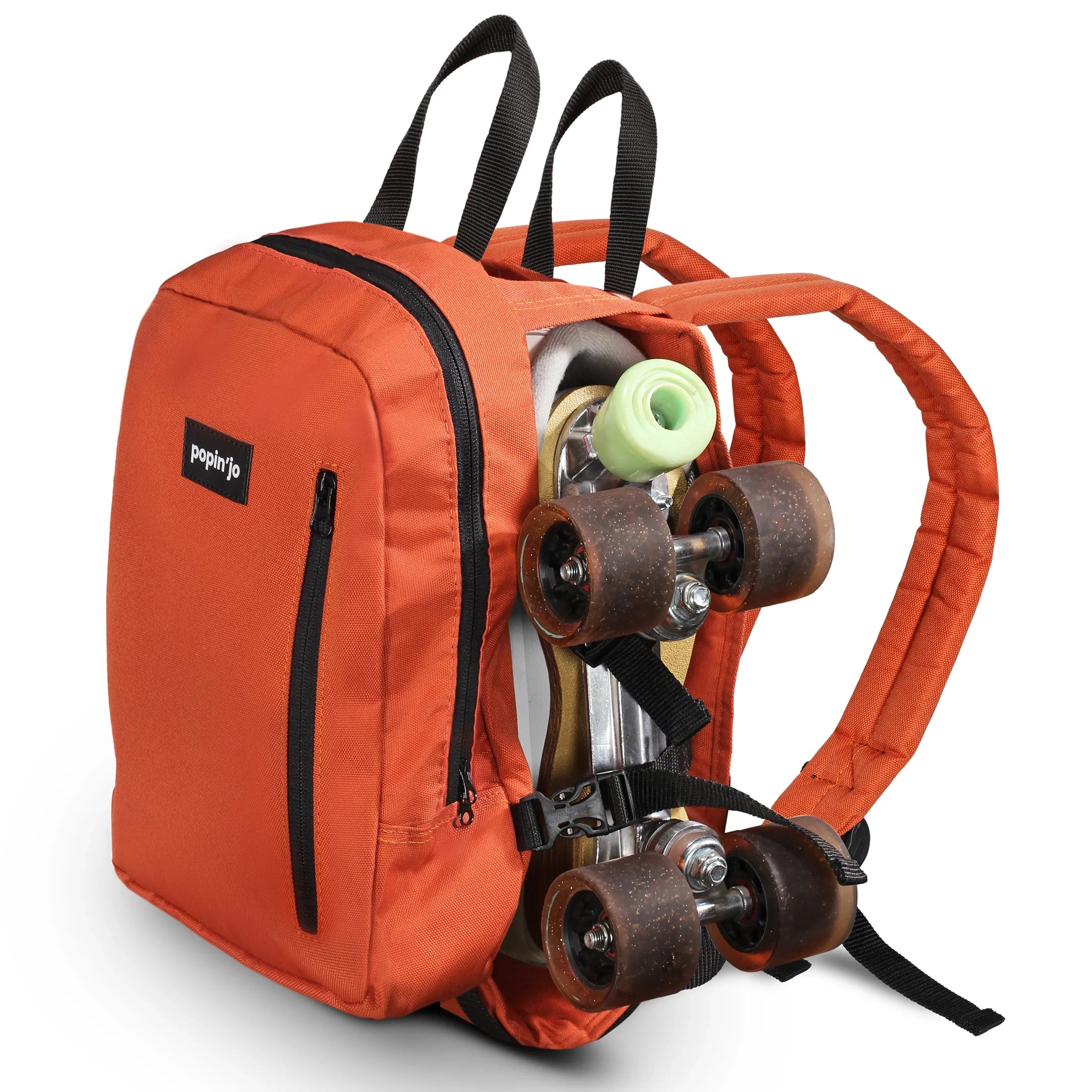Popin'jo Lil'Jo V2 Skate Bag - Waterproof Backpack for Skateboards & Accessories - Perfect for Skateboarding, School & Travel