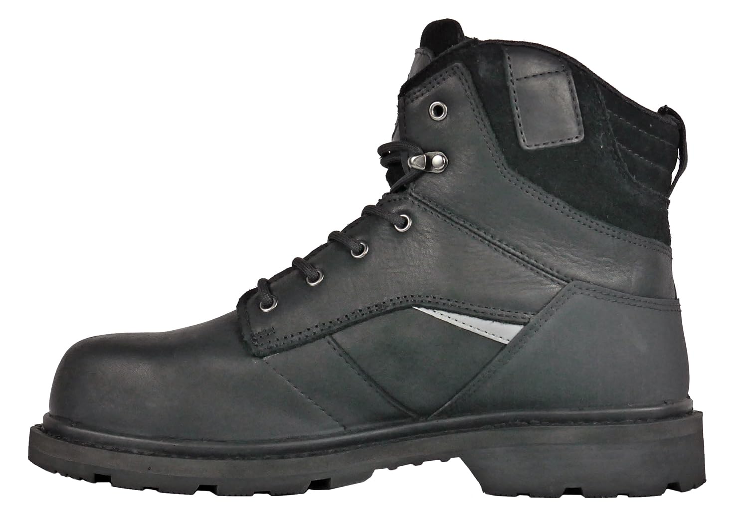 6 Inch Composite Safety Toe Work Boots for Men - Big Sizes (8-15) | OSHA Approved Steel Toe Shoes for Construction, Warehouse & Industrial Work