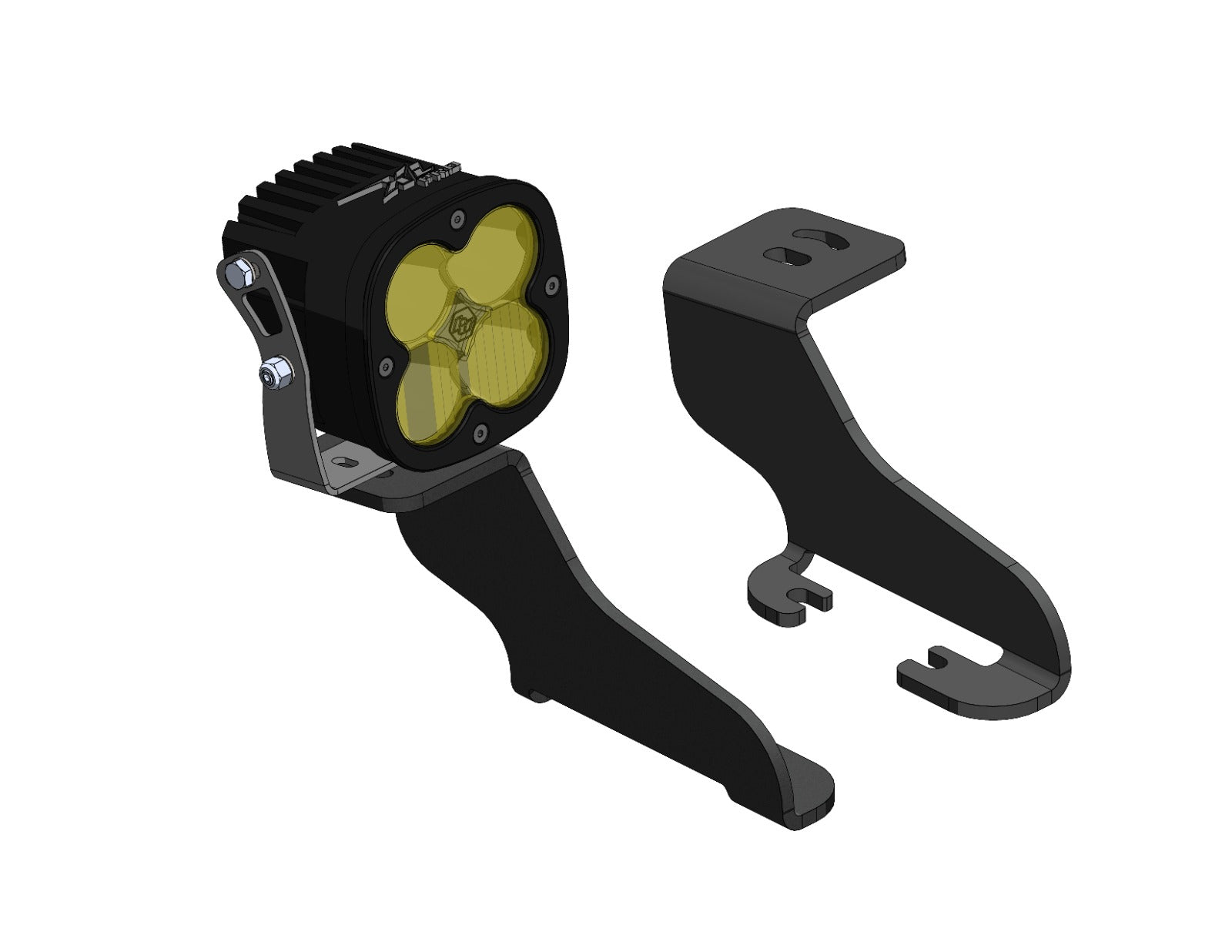 99-07 Ford Super Duty SDHQ Built A-Pillar Light Mounts | Heavy Duty Off-Road LED Light Brackets for Trucks | Perfect for Night Driving, Off-Roading & Work Sites