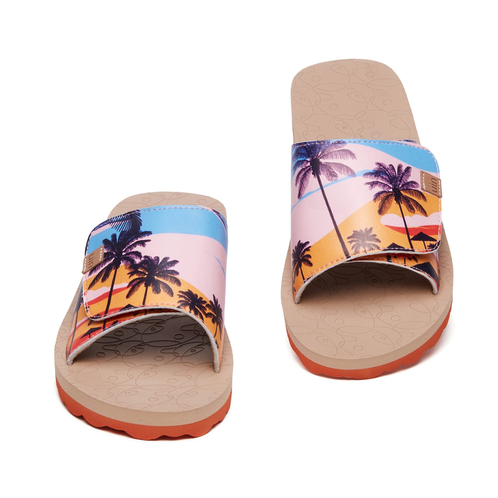 UIN Women's Flip Flops - Comfortable Non-Slip Beach Sandals with Artistic Paint Design for Summer, Travel & Casual Wear | Perfect for Poolside, Vacation & Everyday Use