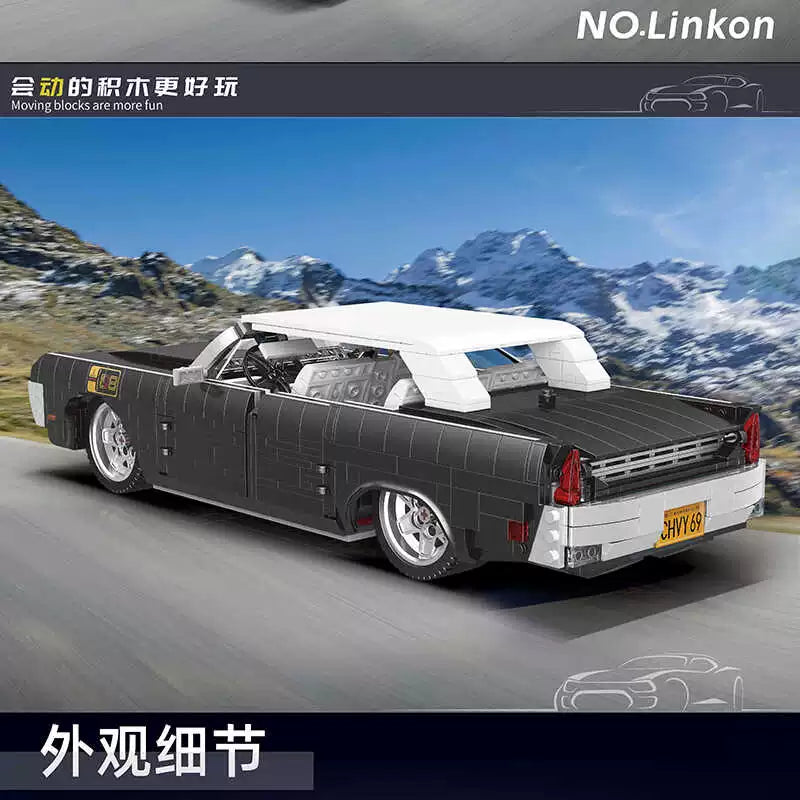 MouldKing 10118 1903-Piece Lincoln Continental 1964 Model Building Kit – Collectible LEGO-Compatible Car Set for Adults & Teens – Perfect for Display, Gifts & Creative Play