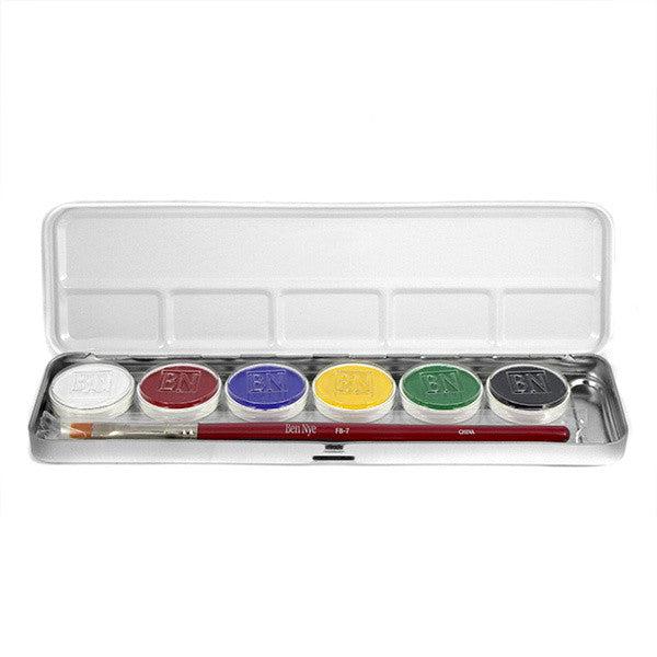 Ben Nye MagiCake Aqua Paint Palettes - Professional Water-Based Makeup for Theater, Film & Halloween - Perfect for Special FX & Costume Design