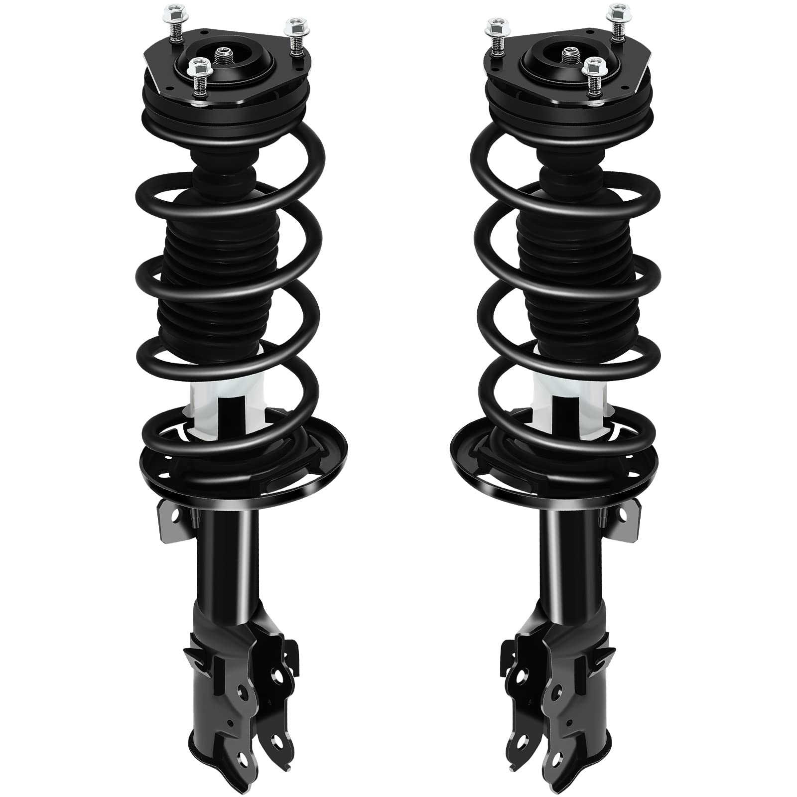 AUTOMUTO Front Strut Spring Assembly & Shock Absorber - Compatible with 2010-2013 Ford Fiesta - Perfect for Smooth Ride & Enhanced Suspension Performance