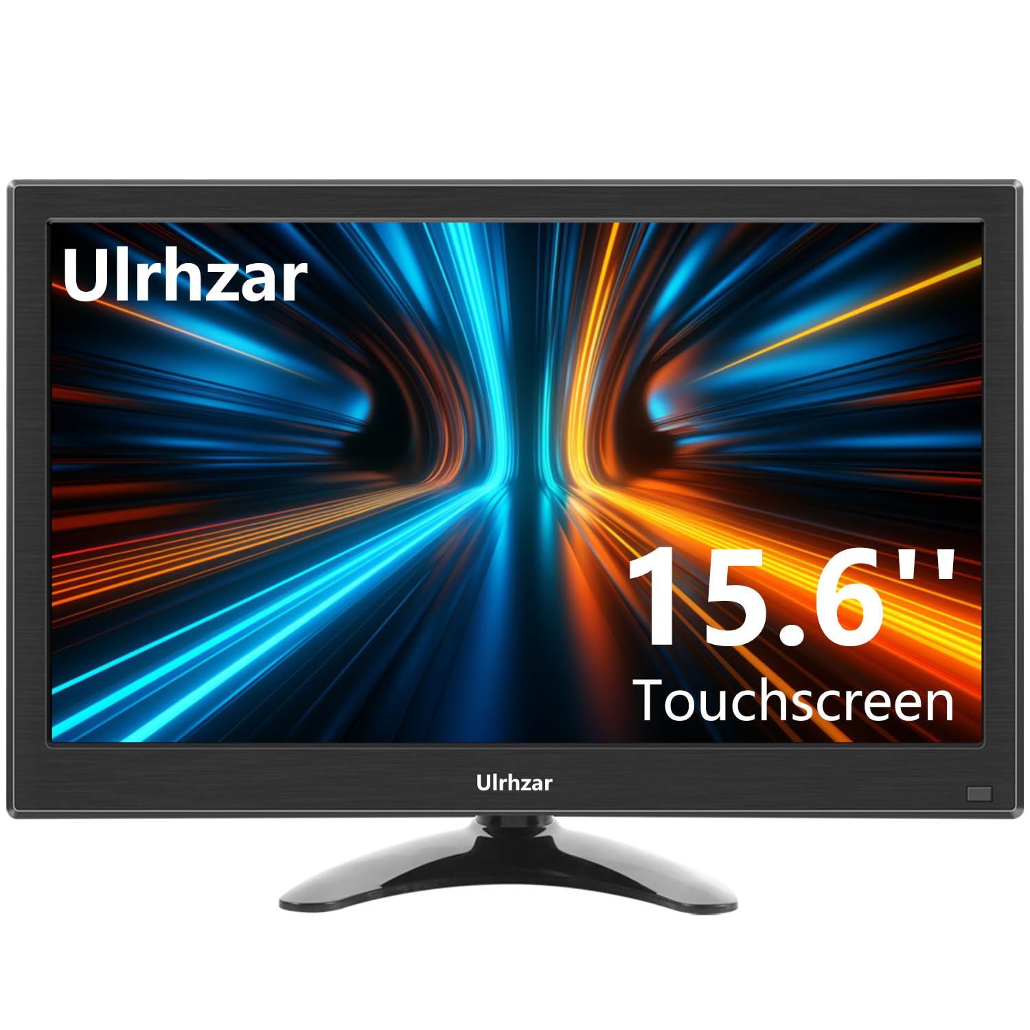 15.6 Inch Touch Screen Monitor HDR FHD 1080P LCD Display with 100% sRGB, 60Hz, VESA Mount - Built-in Speakers, HDMI/USB-C Ports - Compatible with Laptop, PC, Mac, Phones, PS4/5, Nintendo Switch - Perfect for Gaming, Office Work, and Home Entertainment
