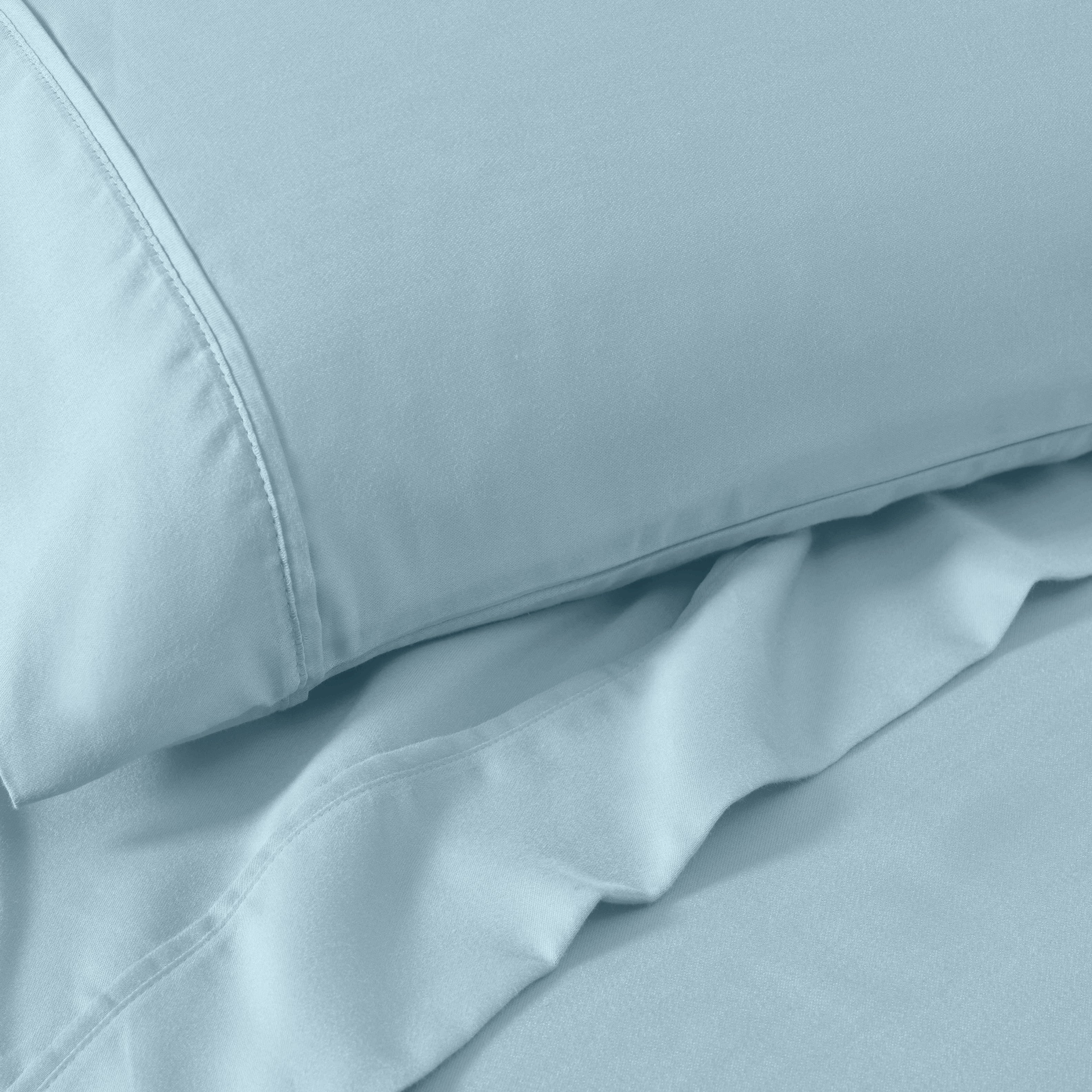 1200 Thread Count Cotton Rich Solid Deep Pocket Bed Sheet Set - Queen Size, Ultra Soft & Breathable - Perfect for Luxury Hotels, Guest Rooms & Master Bedrooms