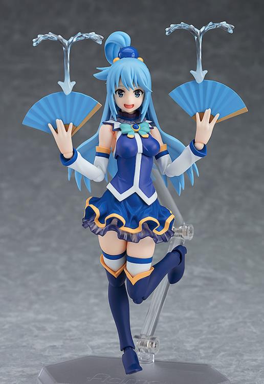 Figma #399 Aqua from Konosuba Anime Figure - Collectible Action Figure for Anime Fans, Perfect for Display & Cosplay Scenes