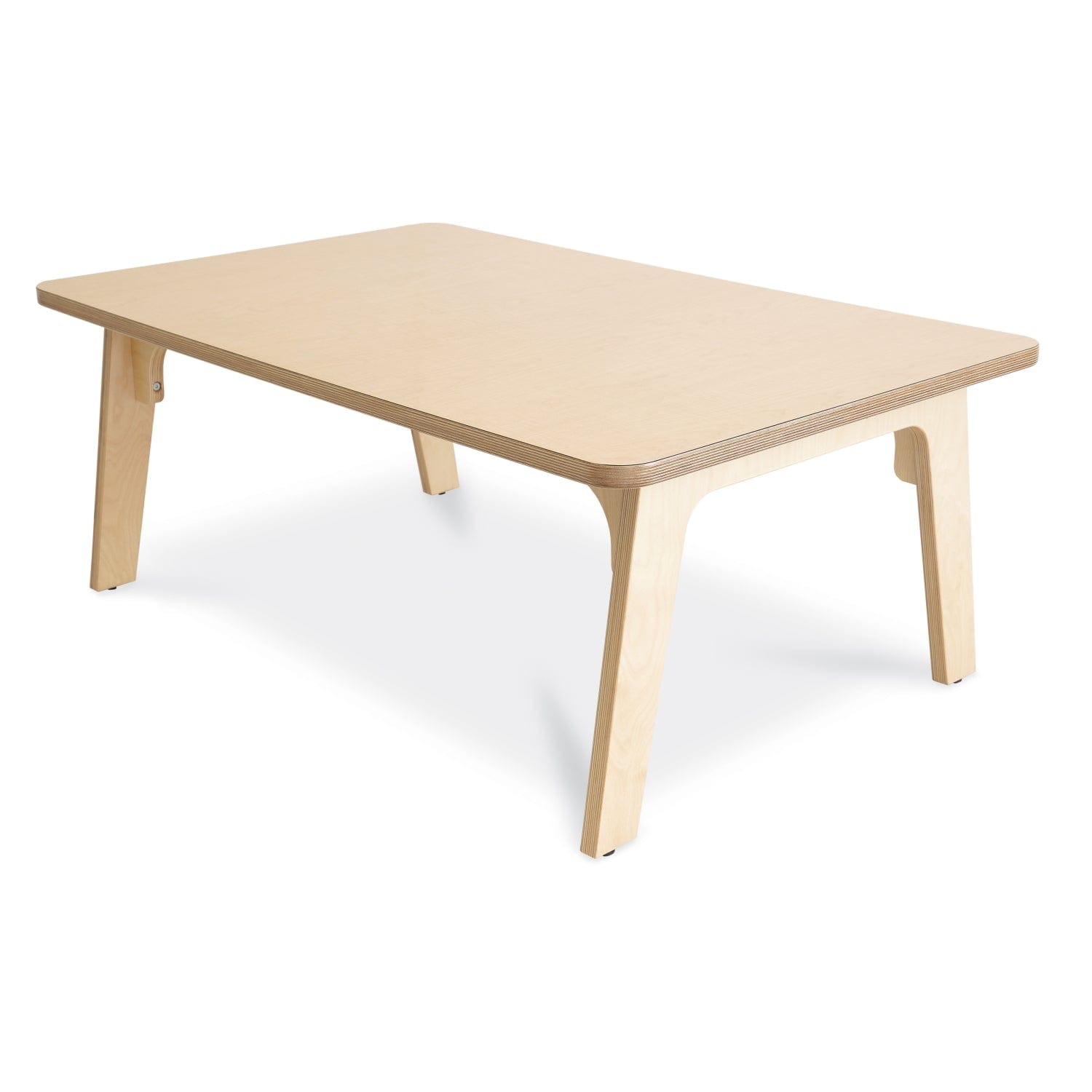 Whitney Plus Rectangle Table - 18 Inch Height Modern Dining Table for Small Spaces, Kitchen, or Breakfast Nook | Perfect for Apartments, Condos, and Cozy Homes