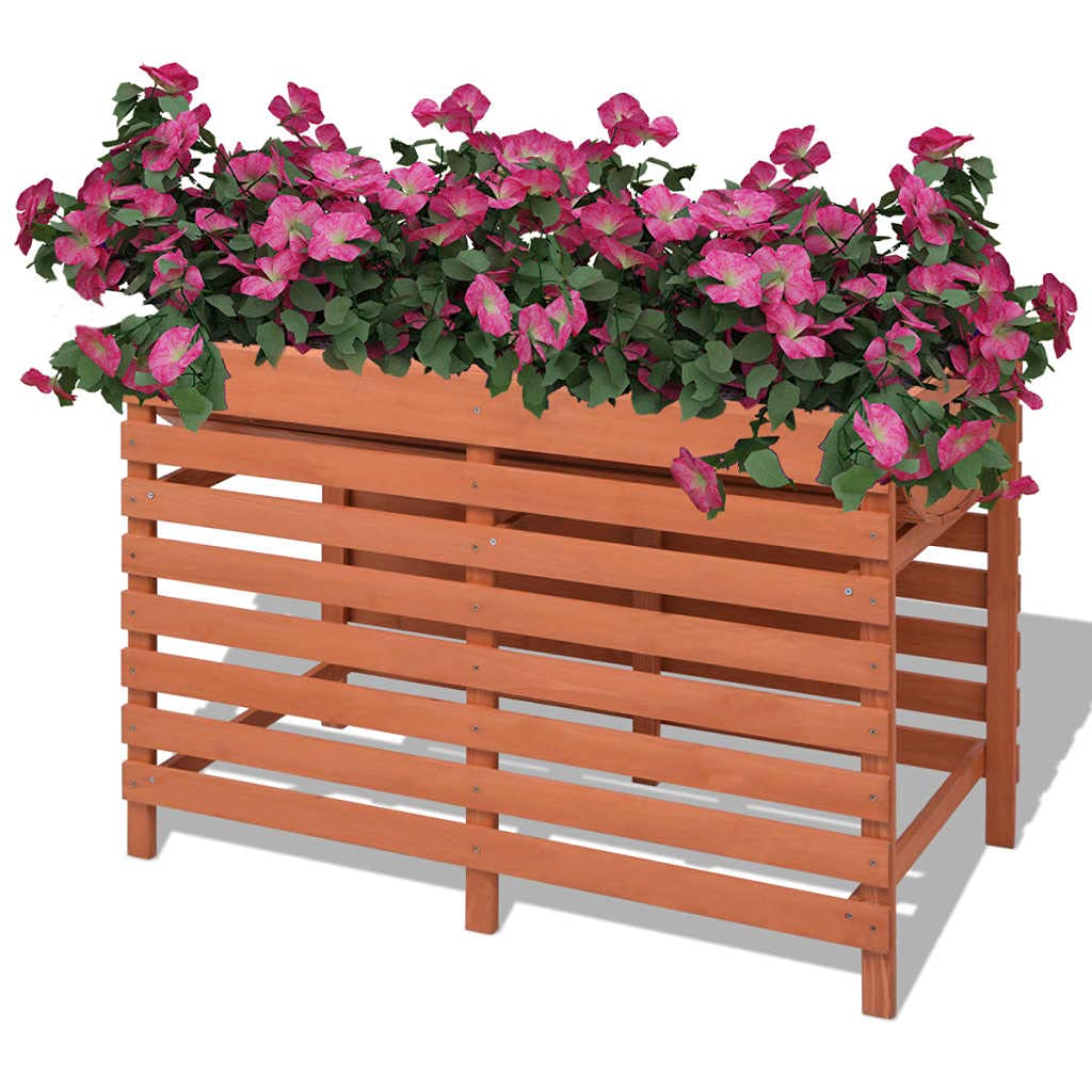 Raised Cedar Wood Garden Bed Planter Box - 39.3