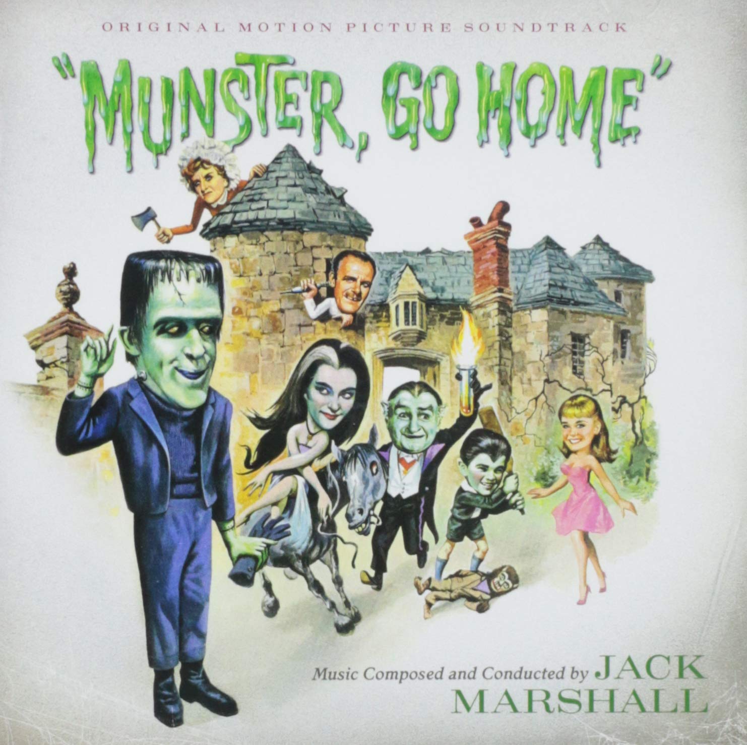 Munster Go Home Original Soundtrack CD - Classic TV Show Music, Retro Horror Comedy Soundtrack - Perfect for Halloween Parties, Collectors & Nostalgic Fans