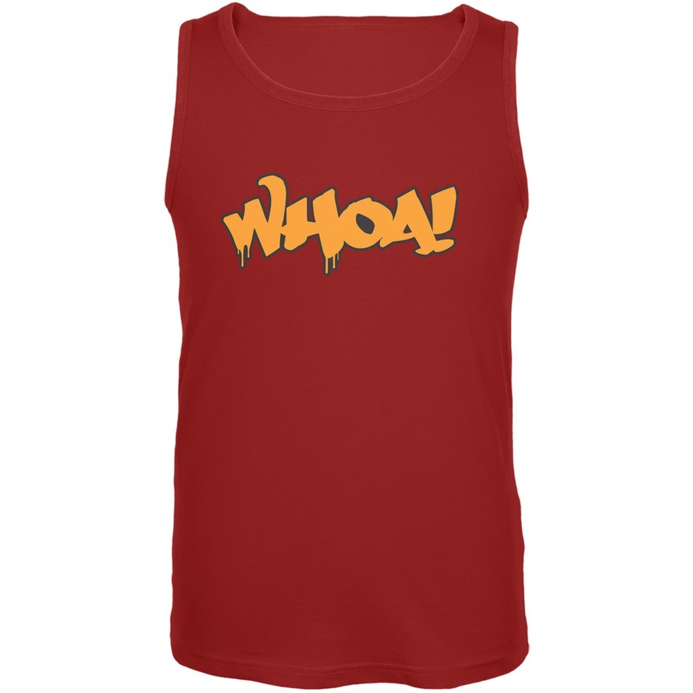 Graffiti Print Red Adult Tank Top for Men & Women - Stylish & Comfortable for Summer, Gym, and Streetwear Fashion