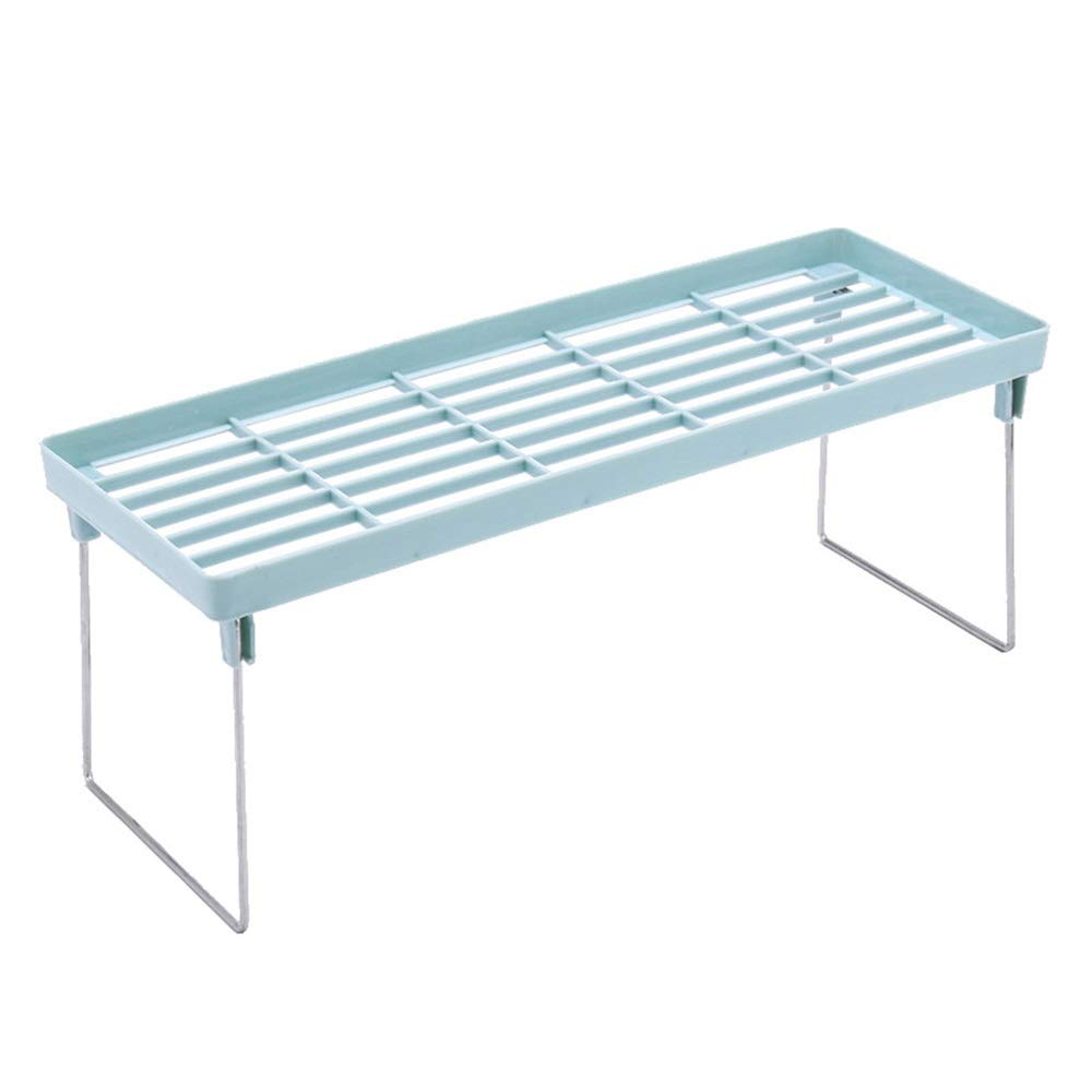 WFF Adjustable Metal Kitchen Storage Rack - Non-Slip Spice Organizer, Single Layer Cabinet Shelf for Seasonings - Space Saving Kitchen Organizer (Large Size) - Perfect for Pantry, Spice Cabinet & Countertop Organization