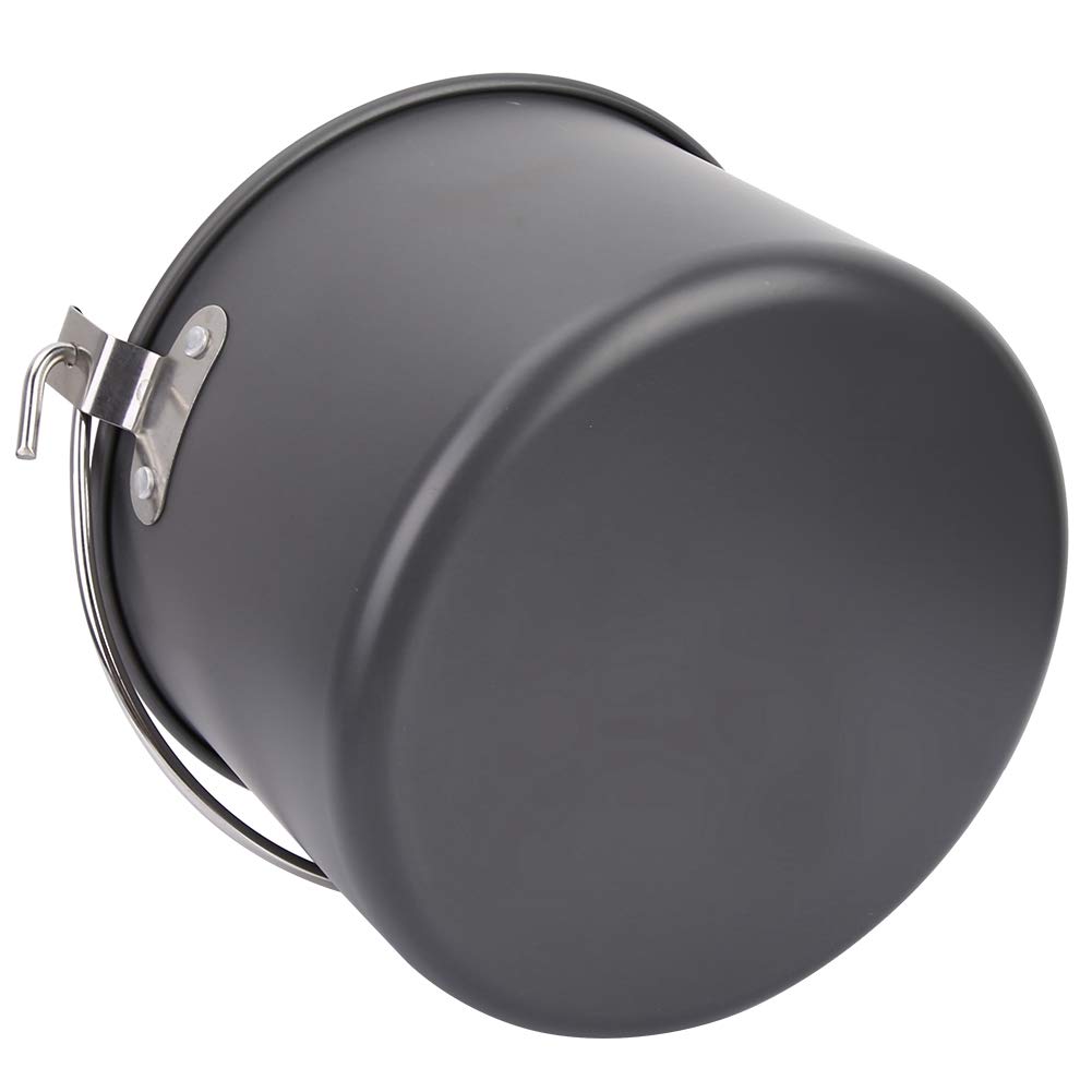 **Best Hanging Pot for Camping & Hiking - Lightweight Single Soup Cooking Pot - Perfect for Outdoor Adventures & Backpacking Meals**