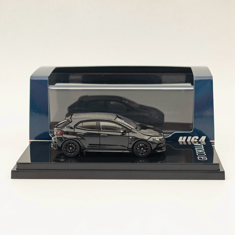 1:64 Scale Toyota GR Corolla RZ Diecast Model Car - Precious Black Pearl - HJ641067BK - Collectible Miniature for Car Enthusiasts & Hobbyists - Perfect for Display, Gifts & Racing Scenes