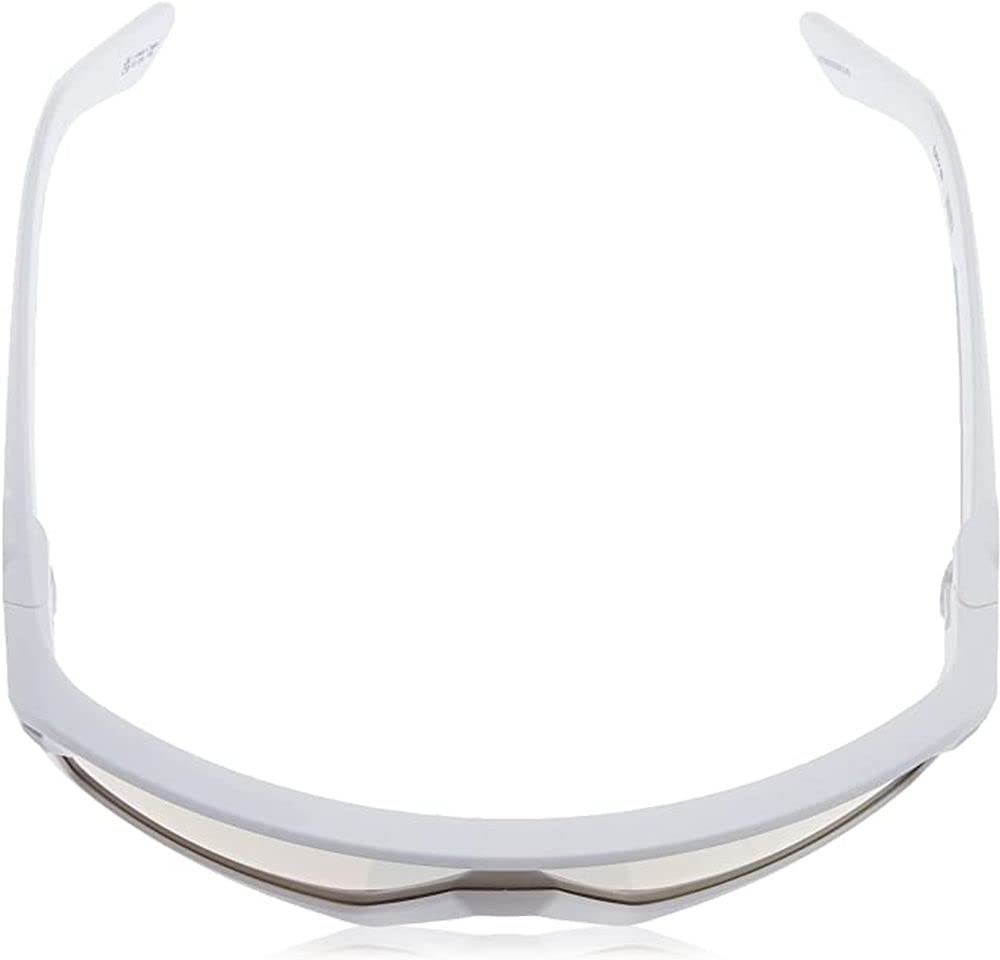 Spy Optic Monolith Polarized Sunglasses - Matte White Frame, UV Protection, Sport & Outdoor Use for Running, Cycling, Beach