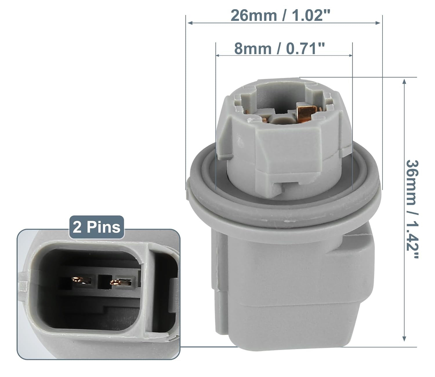 194 Parking & License Plate Light Plug Sockets Compatible with Ford F-150 F-250 F-350 Explorer & Lincoln - Easy Installation for Truck & SUV Lighting Upgrades