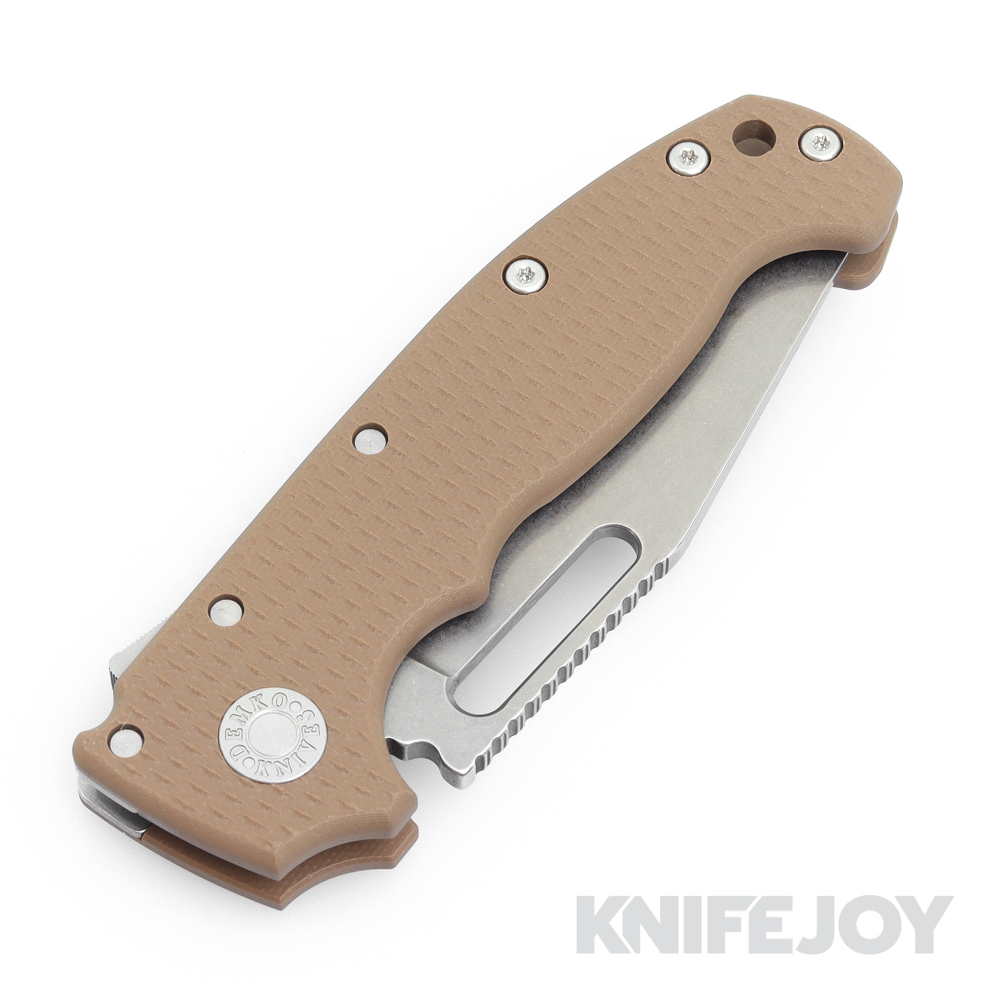 Demko AD20 Knife - 3V Steel Clip Point Blade with Full Flat Grind & G10 Handle - Tactical EDC, Outdoor Survival, Hunting, and Camping Gear