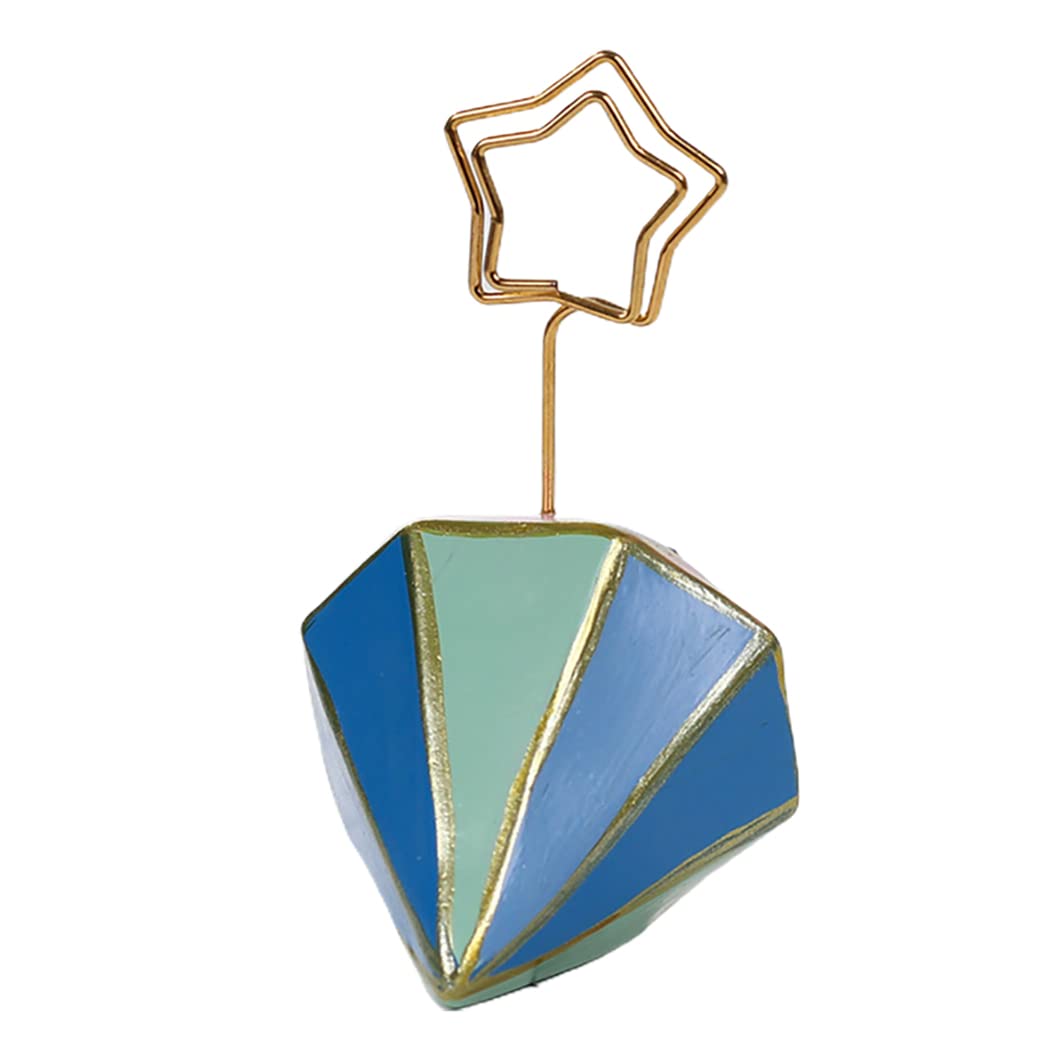 JUSTDOLIFE Resin Place Card Holders - Cute Cartoon Table Number Stands & Wire Photo Holders for Wedding, Birthday Party Decorations