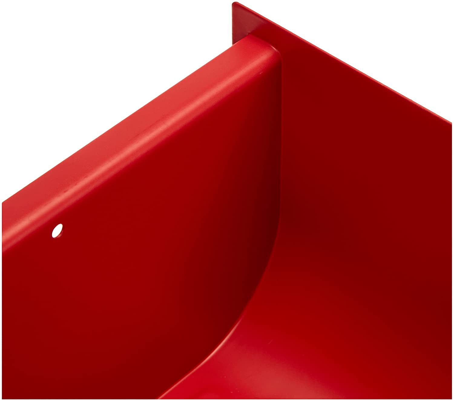 Alessi BG03 R Mattina Bread Box - Stainless Steel with Epoxy Resin & Bamboo Cutting Board - Red - Perfect for Kitchen Storage & Countertop Organization