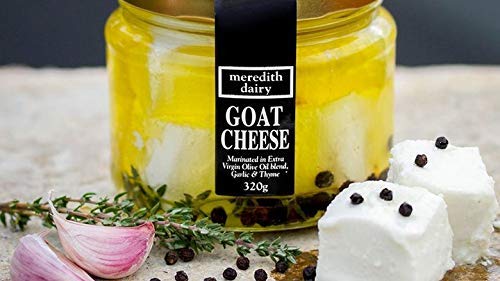 Premium Australian Marinated Feta Cheese by Meredith Dairy - Soft & Creamy Goat Cheese - 11oz (6 Pack) - Perfect for Salads, Charcuterie Boards & Mediterranean Recipes