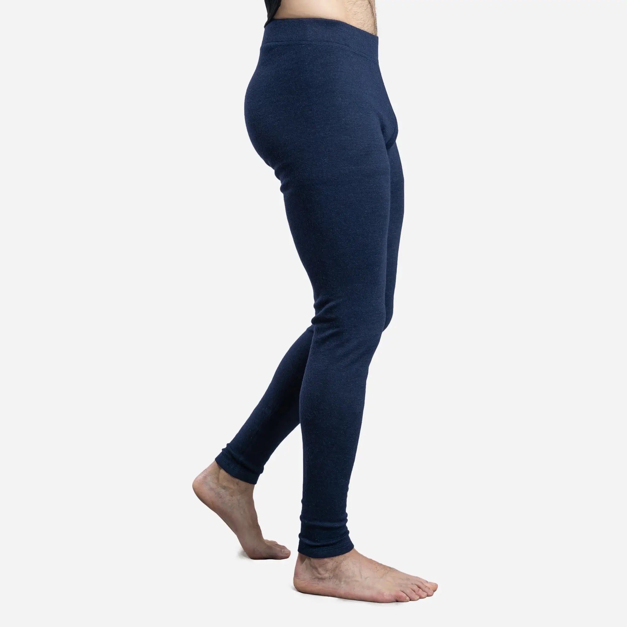 Premium Men's Alpaca Wool Leggings - 300 Lightweight Thermal Base Layer for Hiking, Skiing & Winter Sports - Soft & Breathable Cold Weather Underwear