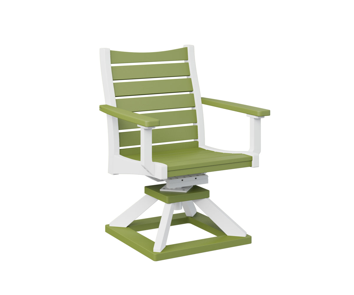 Kiwi Green on White