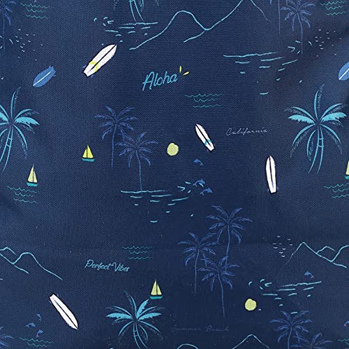 Coconut Tree Dark Blue