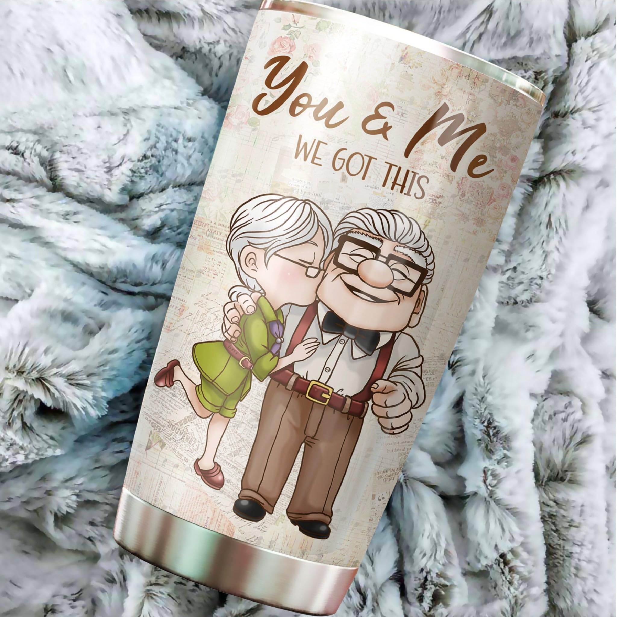 Valentine's Day Tumbler 20oz - Insulated Couple Mugs for Anniversary Gifts, Romantic Gifts for Her, Wife & Couples - Perfect for Coffee, Tea & Hot Drinks at Home, Office or Travel