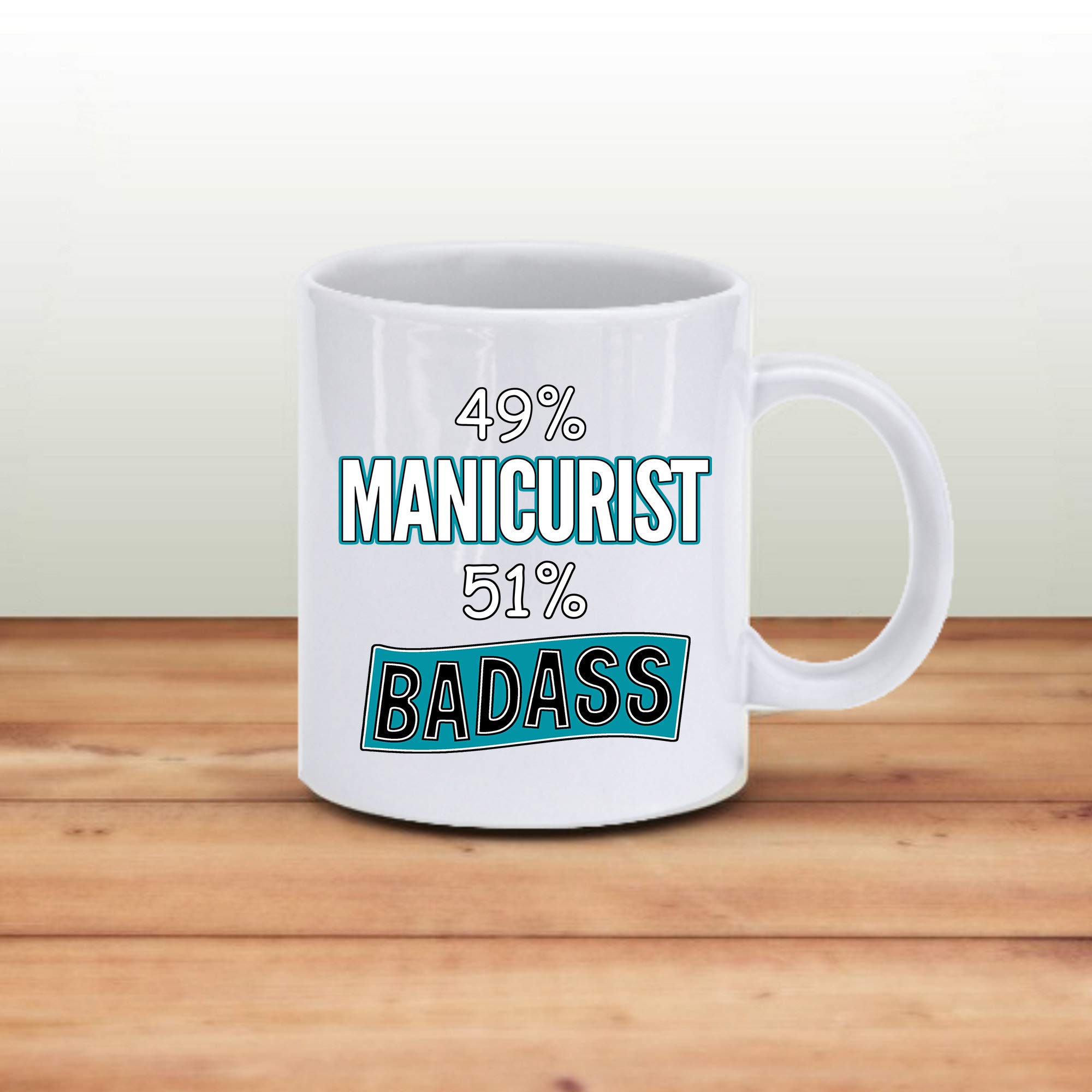 11 oz White Manicurist Coffee Mug - Funny Gift for Women & Men - Perfect for Nail Technicians, Salons & Coffee Lovers