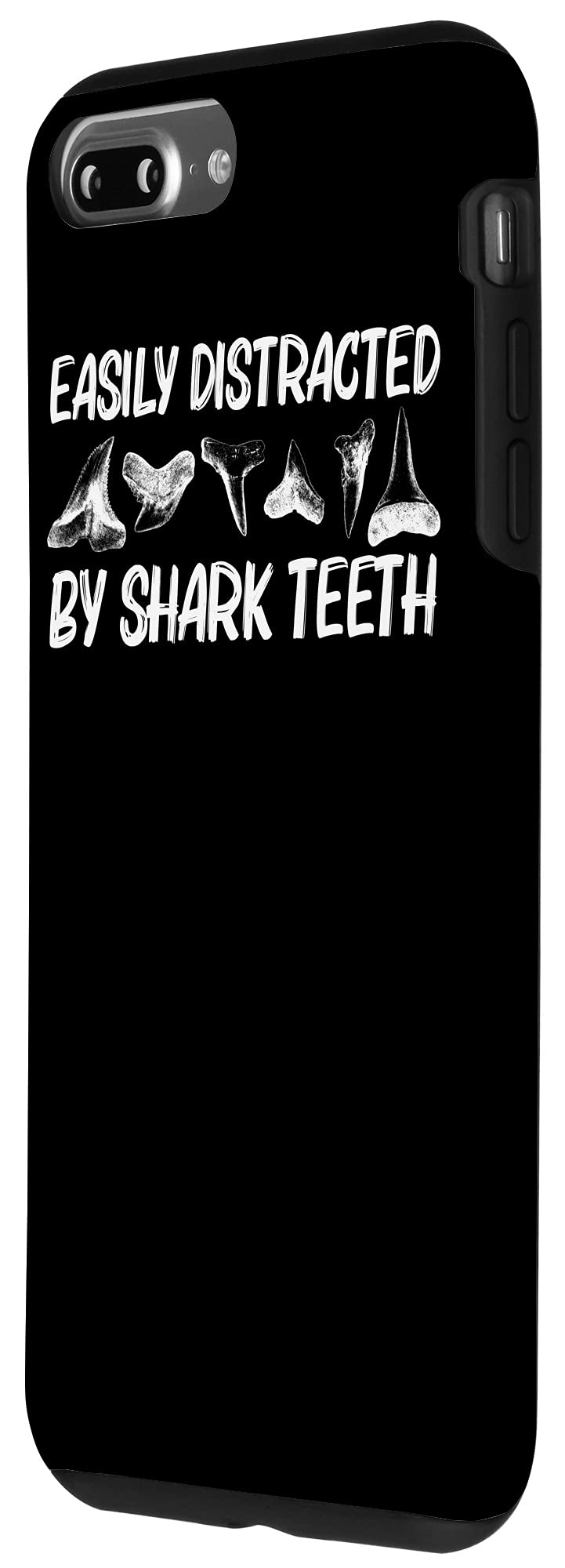 Funny Shark Teeth iPhone 7 Plus/8 Plus Case - Durable Protective Cover for Men & Women - Perfect Gift for Animal Lovers & Fossil Hunters - Great for Outdoor Adventures, Beach Trips & Daily Use