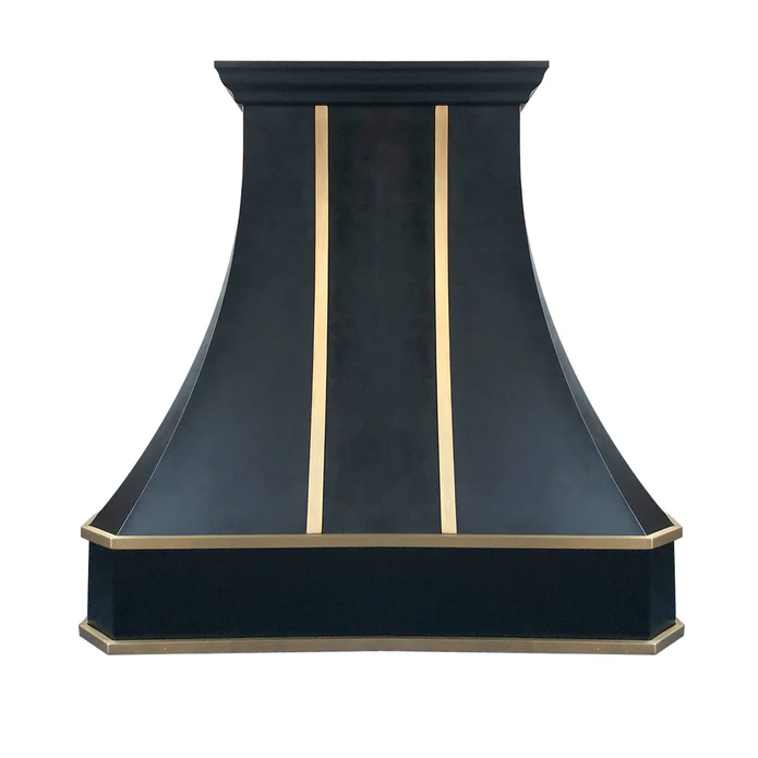 RHM Custom Stainless Steel Curved Range Hood - 50% Deposit Required - Perfect for Modern Kitchens & Restaurant Upgrades
