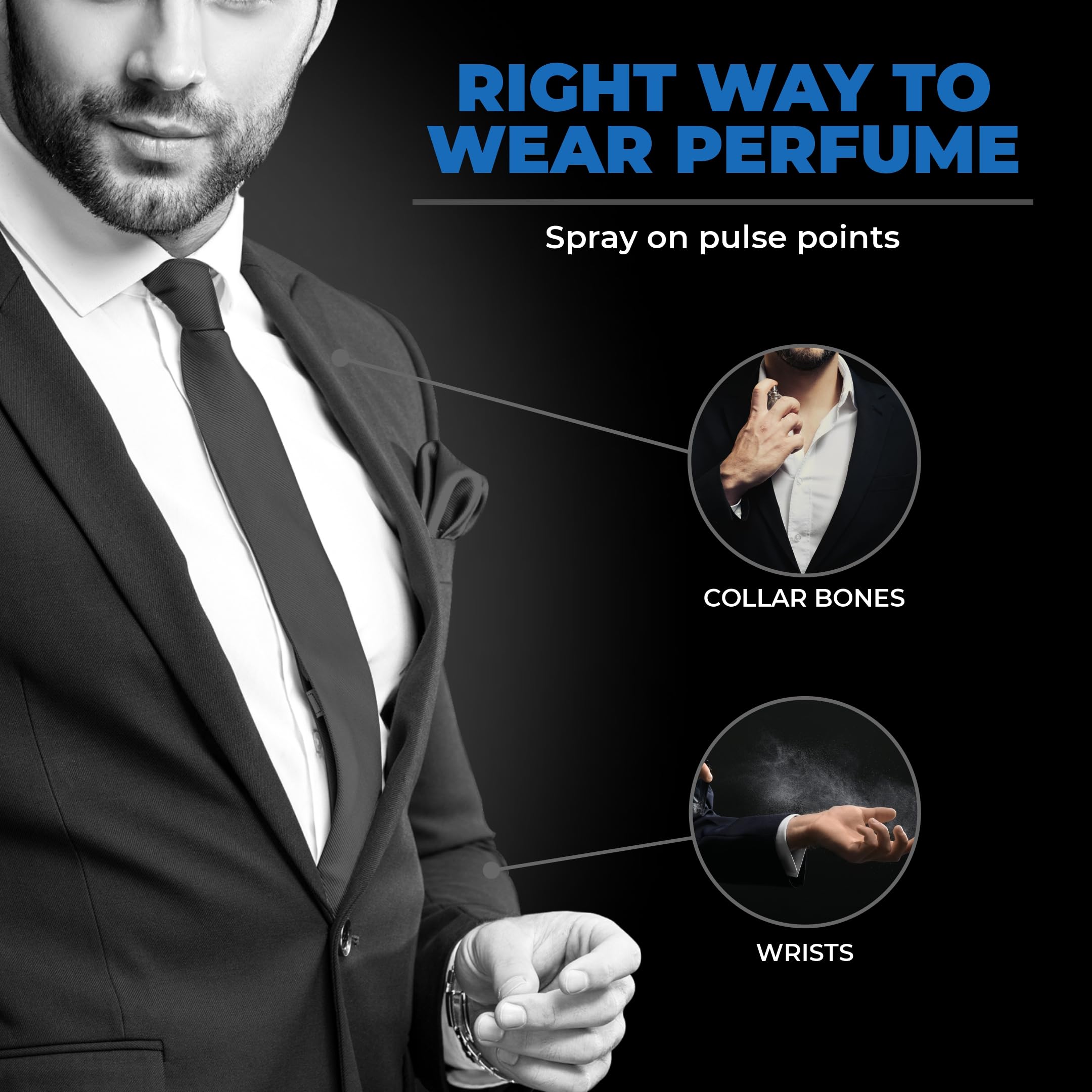 Beardo Darkside 150ml & Whisky Smoke 40ml Men's Perfume Deodorant Spray Set - Spicy Woody Oudh Scent, Long Lasting Fragrance for Men | Perfect for Date Night, Office, Gym & Special Occasions | Great Gift for Brother, Friends & Husband