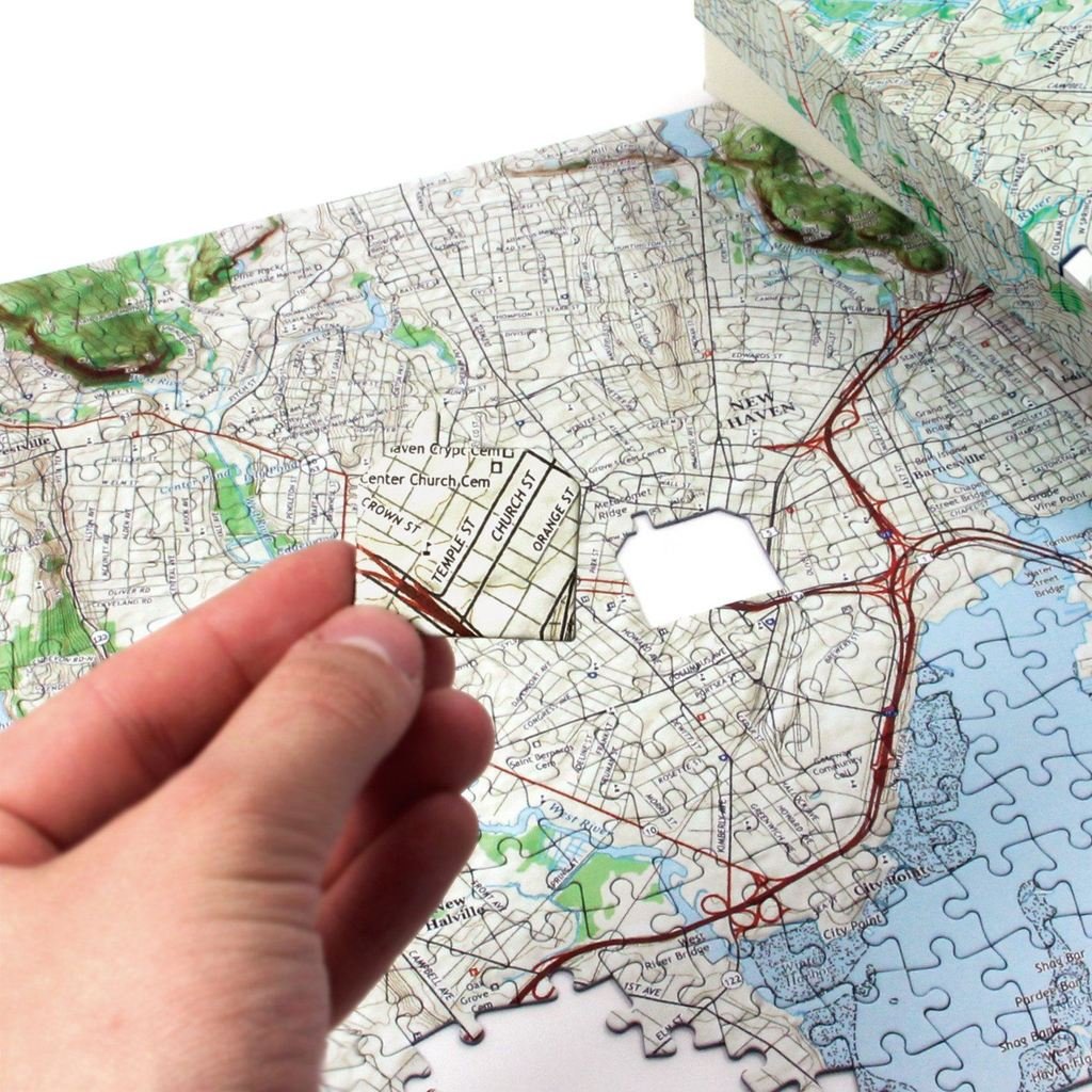 My Hometown Custom Map Jigsaw Puzzle - 400 Piece Personalized Housewarming Gift for Puzzle Lovers | Unique New Home & First Home Decor | Perfect for Family Game Nights & Memory Keepsakes